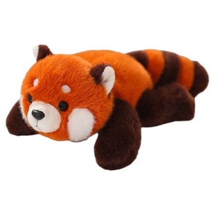 可爱三姿小熊猫浣熊玩偶公仔掌中毛绒玩具桌伴摆件装饰品娃娃礼物