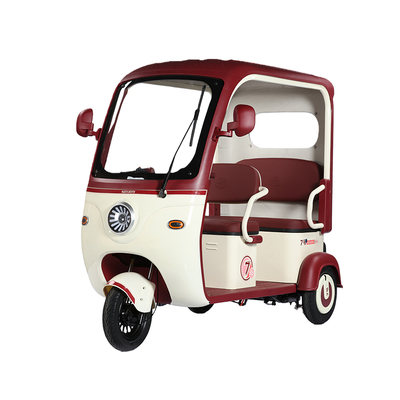 老年人步休闲封闭双排三轮电瓶车