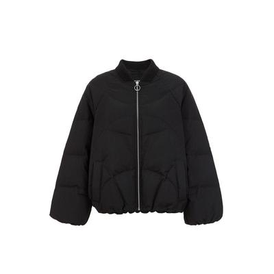 v区绫致Vero Moda羽绒服25冬季90白鸭绒罗纹领口短款宽松羽绒服