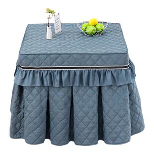 新款电炉罩烤火桌罩正方形冬季加厚麻将机烤火棉被家用烤火桌盖布