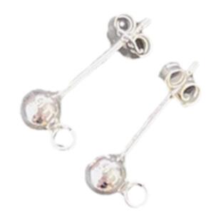 工喜手工 S925纯银饰品配件集合 耳钩耳钉开口圈连接针类素银防敏