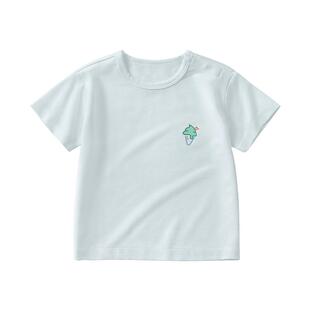 贝肽斯莫代尔儿童短袖T恤2026款春装男童女童透气宝宝宽松上衣t恤