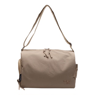 大容量帆布旅行包女休闲轻便斜挎包收纳运动背包百搭通勤单肩包女