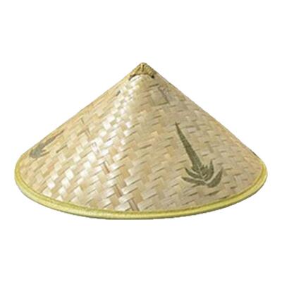 竹编遮阳防晒斗笠帽子大沿草帽