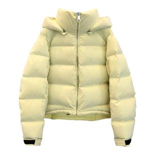 小景家同款 377.5g充绒量  哑光显瘦加厚连帽短款羽绒服