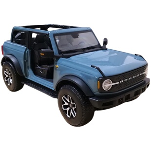 美驰图1 18福特烈马bronco越野车2021款仿真合金汽车模型收藏摆件