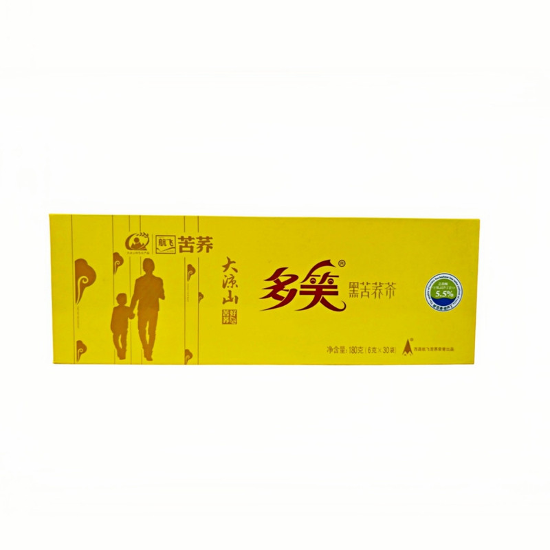 航飞黑苦荞茶多笑茶系列