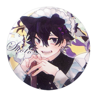 小花的手工铺子Vtuber同人周边徽章麻将透卡挂件明信镭射票Shoto