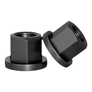 高强度加高法兰螺母 带垫加厚螺丝帽 压板配套螺母m8m10m12m16m20