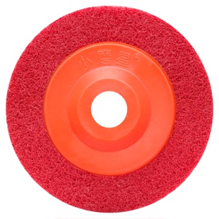 小磨星纤维轮角磨机金属除锈打磨片不锈钢抛光拉丝轮磨光片尼龙轮