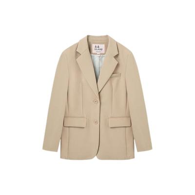 E·LAND极简风挺阔长袖西装外套