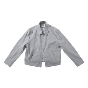 MUSLUN全羊毛翻领夹克进口澳洲羊毛excella拉链外套