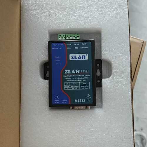 【请询价】ZLAN卓岚5143I串口服务器 全新库存配件闲置 一个20