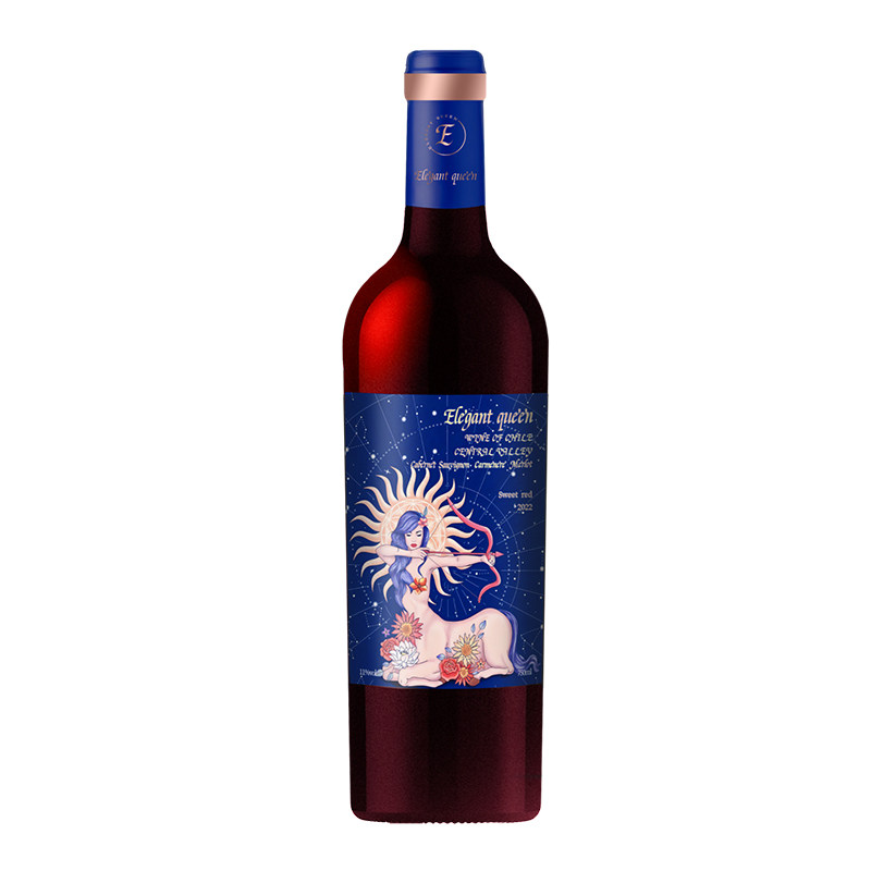 【送玫瑰酒杯】智利进口甜红冰酒