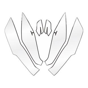 适用三阳TL500/508仪表大灯TPU防水贴纸透明划痕修复保护贴膜改装