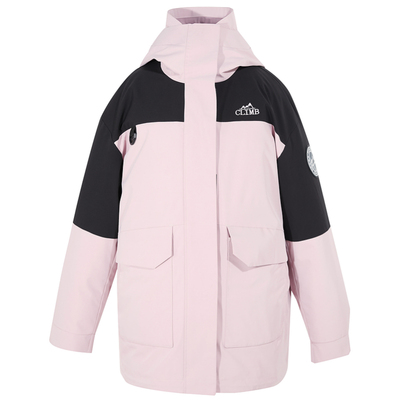 两件套冲锋衣工装风三防羽绒服