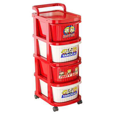 【当日发货】小推车置物架收纳柜