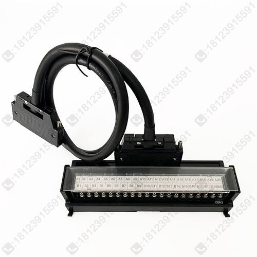 议价三菱PLC专用端子台配1米连接线 可代替A6TBXY36  AC10TB