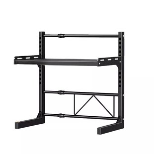 蓝速厨房微波炉置物架烤箱电饭煲台面多功能架伸缩多层水槽沥水袋