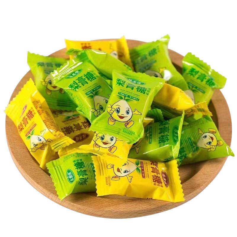 陈果佬梨膏糖正宗传统手工薄荷味薄荷糖砂板糖休闲零食糖果