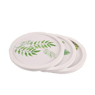 简约北欧圆形相框白色圆框幼儿园走廊圆形装饰画框免钉可换照片框