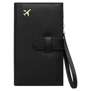 多功能护照夹钱包一体多卡位卡包男女式长款出国旅行留学护照包