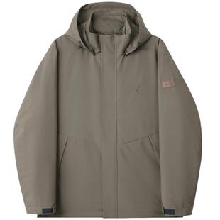【白鹅绒】NAUTICA/诺帝卡男装25冬季防泼水可拆卸帽三合一羽绒服