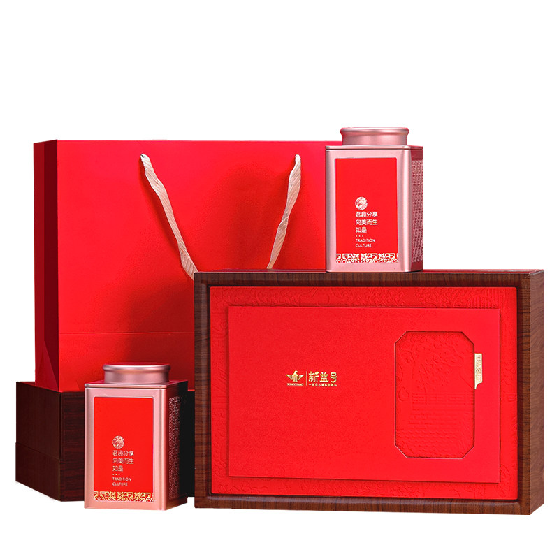糯米香普洱茶熟茶国潮礼盒