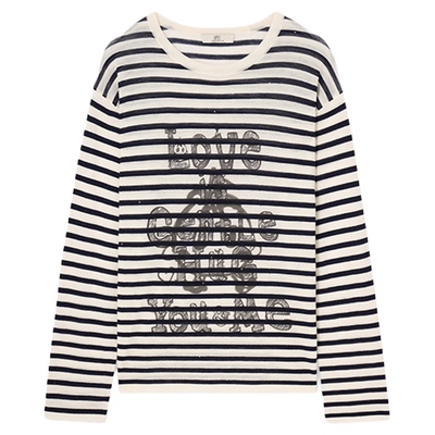 【博主同款】HPLY荷比俪2026春季新款绵羊毛宽松休闲圆领长袖毛衫