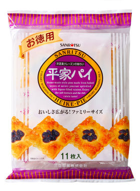 三立平家葡萄派饼干零食
