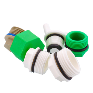 PPR4分内丝堵帽6分1寸外丝快堵手拧免生料带胶圈管堵头闷头水管塞