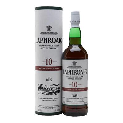 拉弗格10年雪莉桶威士忌Laphroaig礼盒装700ml48度原瓶进口洋酒