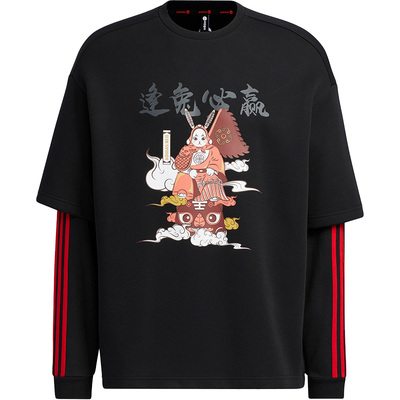 Adidas/阿迪达斯情侣圆领卫衣