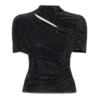 self-portrait褶皱设计感短袖