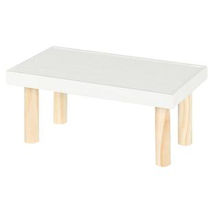 桌面花架迷你置物架小尺寸植物摆放架飘窗单层小木架子多肉增高架