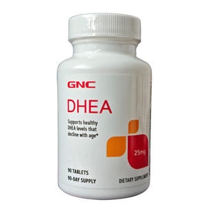 在途美国GNC青春素DHEA女性保护卵巢脱氢表雄酮25mg90粒