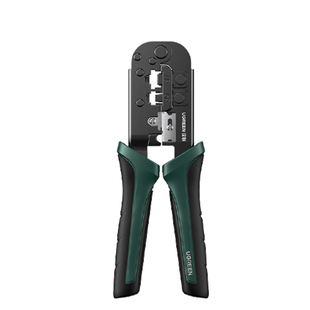 绿联网线钳子超六类6五类水晶头多功能专业级压线钳子8P6P电话宽带网络工具三用制作rj45工程剥线夹线钳套装