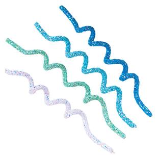 网红烘焙蛋糕装饰彩色DIY可塑性软条线插件生日派对扭扭棒摆件