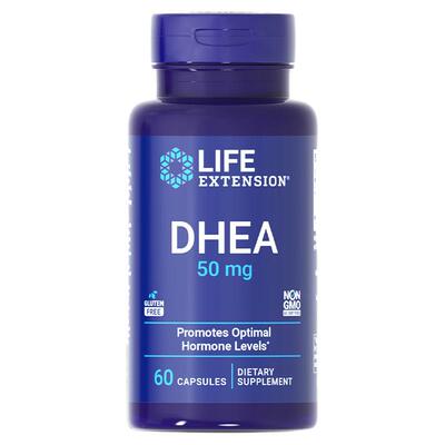 沿寿LIFE高含量DHEA50mg女性备孕卵巢保养卵泡质量发育脱氢表雄酮