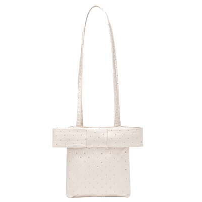 SeiCarinaY烫钻缎面单肩公主包