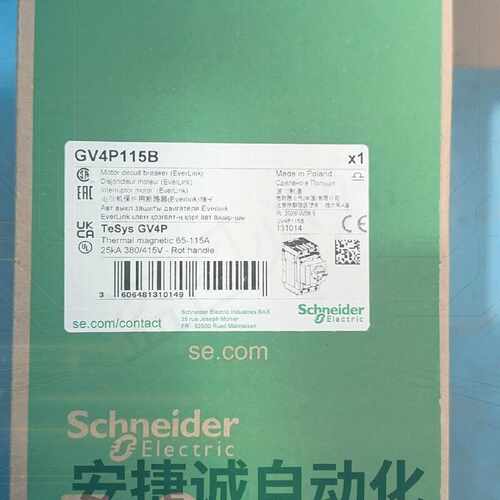 配件GV4P115B 电动机断路器议价