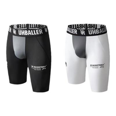 UH球员版五分紧身裤压缩裤