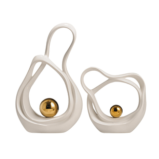 财源滚滚艺术摆件轻奢高档客厅酒柜电视柜玄关办公室装饰品高级感