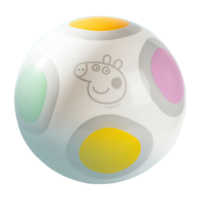 哈哈球同款儿童小猪佩奇彩球