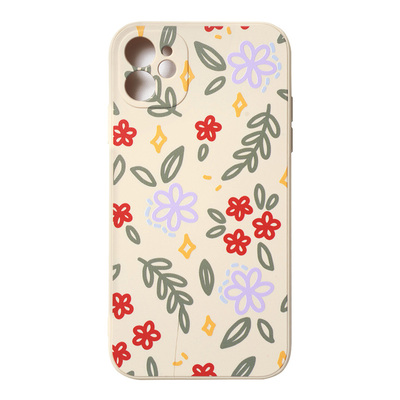 可爱小花适用苹果安卓TPU软壳