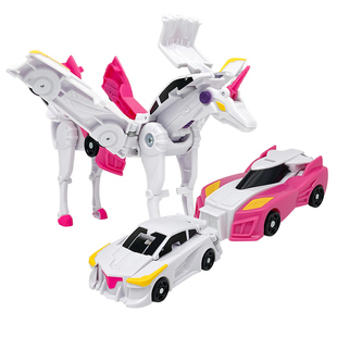 咖宝车神之拯救联盟云际天马合体变形汽车儿童机器人金刚男孩玩具