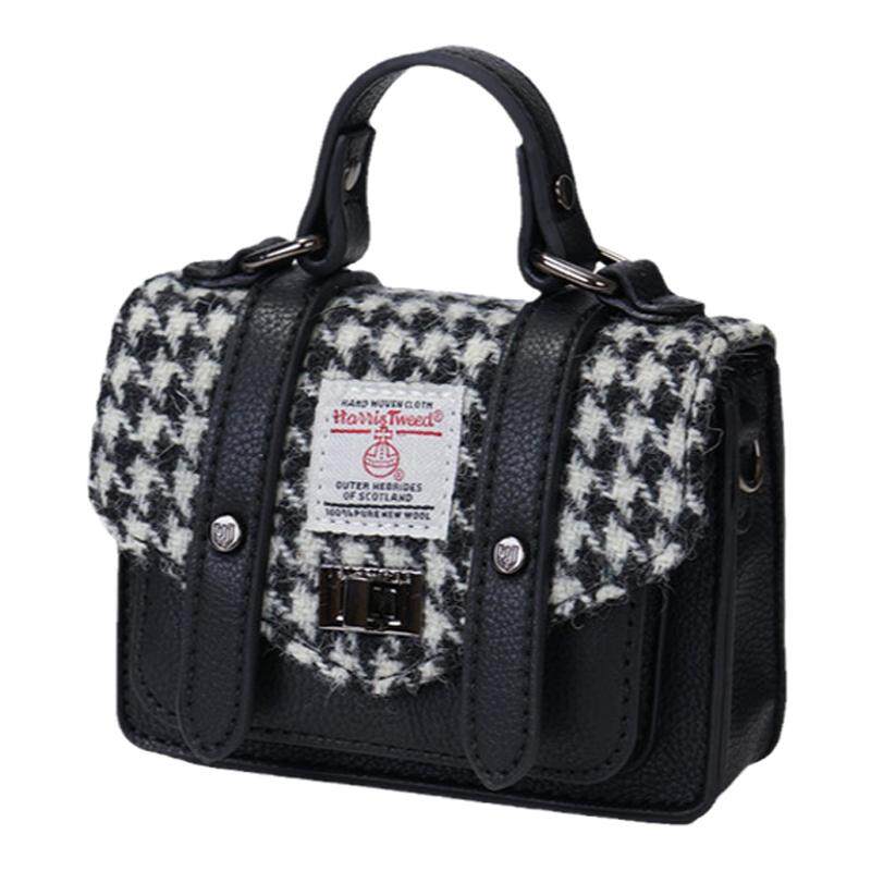 英国苏格兰Islander剑桥包正品Harris Tweed®羊毛限量版千鸟格包