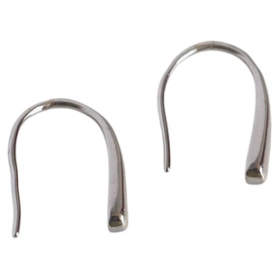 S999足银小耳钩耳钉女养耳洞耳饰潮简约冷淡风高级感耳饰水滴通勤