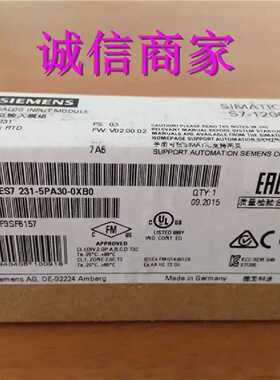 议价西门子S7-1200模拟输入SB 1231RTD6ES7231-5PA30-0XB0/OXBO