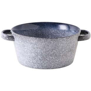 双耳汤碗大号家用不烫手陶瓷盛汤盆加厚创意个性浓汤面碗日式餐具